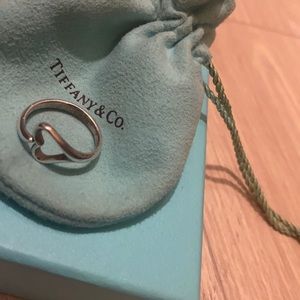 Tiffany ring worn but still in good condition